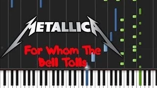 Metallica - For Whom The Bell Tolls (♫) (Instrumental + Synthesia)