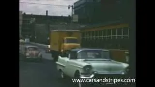 1957 Street Scenes - Milwaukee - Original Color Footage