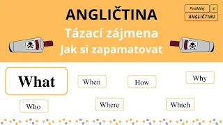 WHAT? Angličtina - tázací zájmena. Jak si zapamatovat a jak použít. Co se stane v tomto videu?