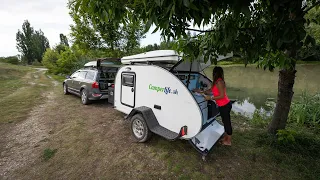 Volvo XC70 & Bushcamp teardrop trailer - we enjoyed this camping combo for 3 days