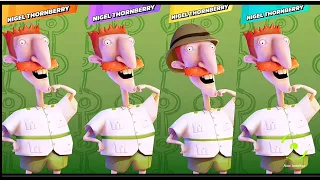 nickelodeon all star brawl but everyone is Nigel Thornberry | nickelodeon all star brawl part 1