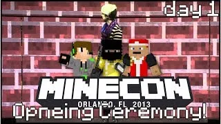 MINECON 2013- Opening Ceremony! (Sky's Live Performance, instant Twitch TV Livestreaming and more!)