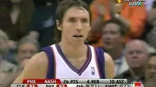 2007 11 05 Steve nash Highlights at Cavaliers 26pts 10ats
