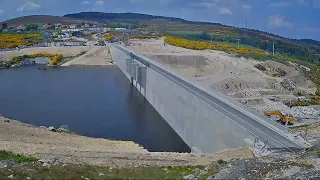 Witness the Epic Transformation: Dam Construction Time-lapse