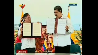 Maduro e Petro descongelam acordo comercial entre Venezuela e Colômbia | AFP