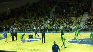 2010-03-11 Asseco Prokom Gdynia vs Unicaja Malaga warmup