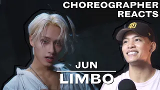 Dancer Reacts to JUN [SEVENTEEN] - LIMBO M/V Choreography Video