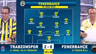 Trabzonspor 2-0 Fenerbahçe Fbtv gol anları 💥 ağlama anları 😭 pozisyon tepkileri 💥