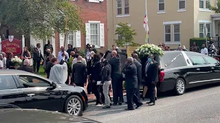 Michael K. Williams' funeral in downtown Harrisburg, Pa.