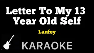 Laufey - Letter To My 13 Year Old Self | Karaoke Guitar Instrumental