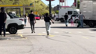 Lamborghini Roubando a cena