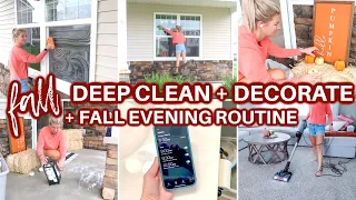 🍂 NEW! FALL DECORATE + CLEAN WITH ME 2022 | FALL CLEANING MOTIVATION | FALL DECOR 2022 | HOMEMAKING