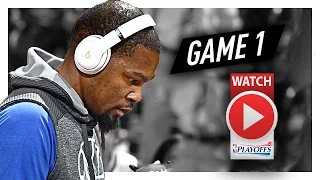 Kevin Durant Full Game 1 Highlights vs Trail Blazers 2017 Playoffs - 32 Pts, 10 Reb, SICK!