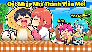 HIHA VÀ YUMMIE ĐỘT NHẬP NHÀ CẶP ĐÔI NGÁO VÀ KEMMY TRONG MINECRAFT*HIHA BIẾN NHỎ ĐỘT NHẬP NHÀ 😍🥰