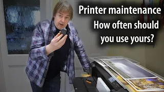 How often to print. Ink waste and printer maintenance for photo inkjet printers