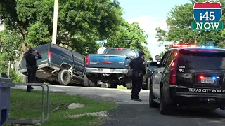 Man in stolen truck leads police on chase before crash; Taser used to get suspect into custody