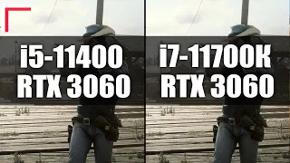 i5-11400+RTX 3060 vs i7-11700K+RTX 3060 — Test in 10 Games! [1080p, 1440p, 4K]