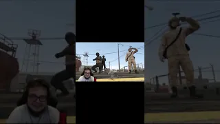 Голубь на военной базе😨😨😨 (GTA 5 RP) -Булкин #Shorts