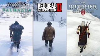 RDR2 vs AC Valhalla vs The Witcher 3 - Which Is Best?