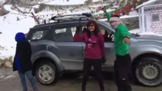 Group dancing at Khardung La (Ladakh)