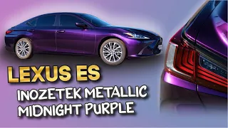 Lexus ES 200 | Полная оклейка кузова в Metallic Midnight Purple | Cтудия оклейки WrapTeam