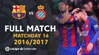 FC Barcelona vs RCD Espanyol (4-1) MD16 2016/2017 - FULL MATCH