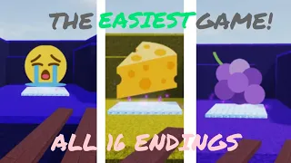 The Easiest Game! - All 16 Endings