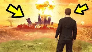 What happens at the end of the Doomsday Heist?
