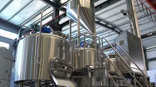 1000L 10HL Steam heated automatic beer brewhouse equipment