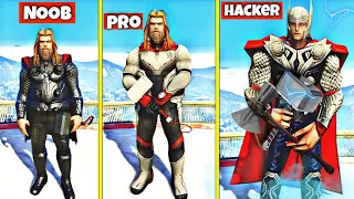 Upgrading NOOB THOR Into THE HACKER THOR in GTA 5 (GTA 5 MODS)