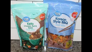 Great Value (Walmart) Trail Mix: Keto Cheese, Nut & Seed and Korean Style BBQ Review