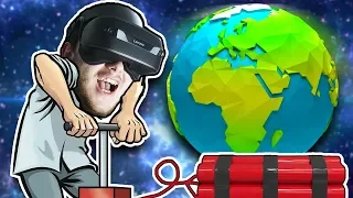 ВЗРЫВАЕМ ВЕСЬ МИР В ВИРТУАЛЬНОЙ РЕАЛЬНОСТИ! - Cave Digger VR // Windows Mixed Reality