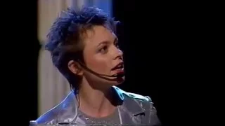 Laurie Anderson on German TV bei Bio 1984