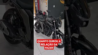 Quanto durou a relação da sua Fazer? #fazer250 #yamaha #fazer #short