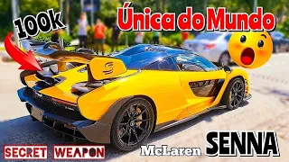 McLaren Senna - Única do MUNDO - Homenagem ao Ayrton Senna - Escapamento Brasileiro Secret Weapon