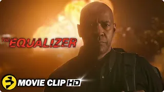 THE EQUALIZER | Shipyard Explosion | Movie Clip | Denzel Washington