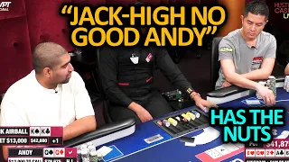 Nik Airball's Read Is SO OFF Against Andy Stacks!  @HustlerCasinoLive