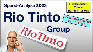 Rio Tinto (Chartanalyse + Fundamentals) / Speed-Analyse