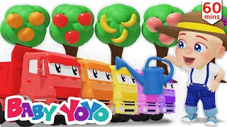 The Colors Song (Color Fruit trucks) + more nursery rhymes & Kids songs - Baby yoyo