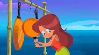 ZIG e SHARKO 😤 Marina vê vermelho 😤 Português Brasil |  Cartoon for Kids