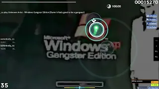 (osu!) windows gangster edition