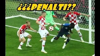 El VAR pita penalti de PERISIC en la final del Mundial SI  VS NO