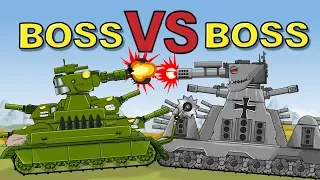 "Monster Tank GT44 VS Avenger T5" Cartoons about tanks