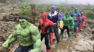 AVENGERS SUPERHERO STORY, MARVEL'S SPIDER-MAN 2 VS HULK SMASH, TEAM