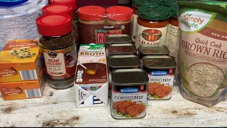 ALDI AND COSTCO PREPPER PANTRY HAUL