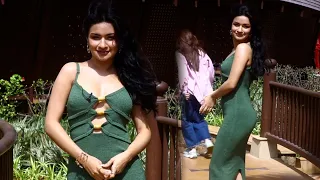 Bold Avneet Kaur's Green Dress Glam in 'Tiku Weds Sheru' Promotion alongside Nawazuddin Siddiqui"