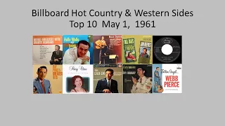 Billboard Top 10, Hot Country & Western Sides, May 1, 1961