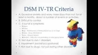 Generalized Anxiety Disorder - USMLE Step 2 Review