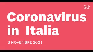 Coronavirus: bollettino del 3 novembre 2021
