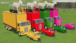 SHEEP LOAD WITH JCB IN TRANSPORT TRUCKS IN FS22 | FARMING SIMULATOR 22 |